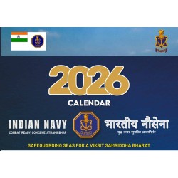 Indian Navy Desk Calendar 2026